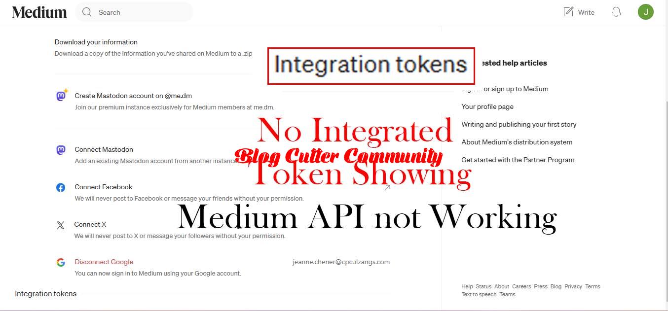 Why the Medium API Might Not Show Your Account?